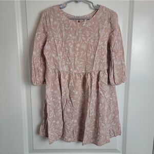 GAP KIDS Floral 3/4 Sleeve Dress